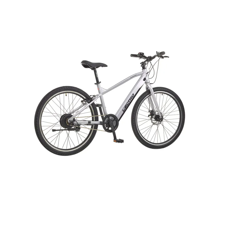 Lectro Adventurer 26 Inch Wheel Electric Bike Silver Single Gear-1